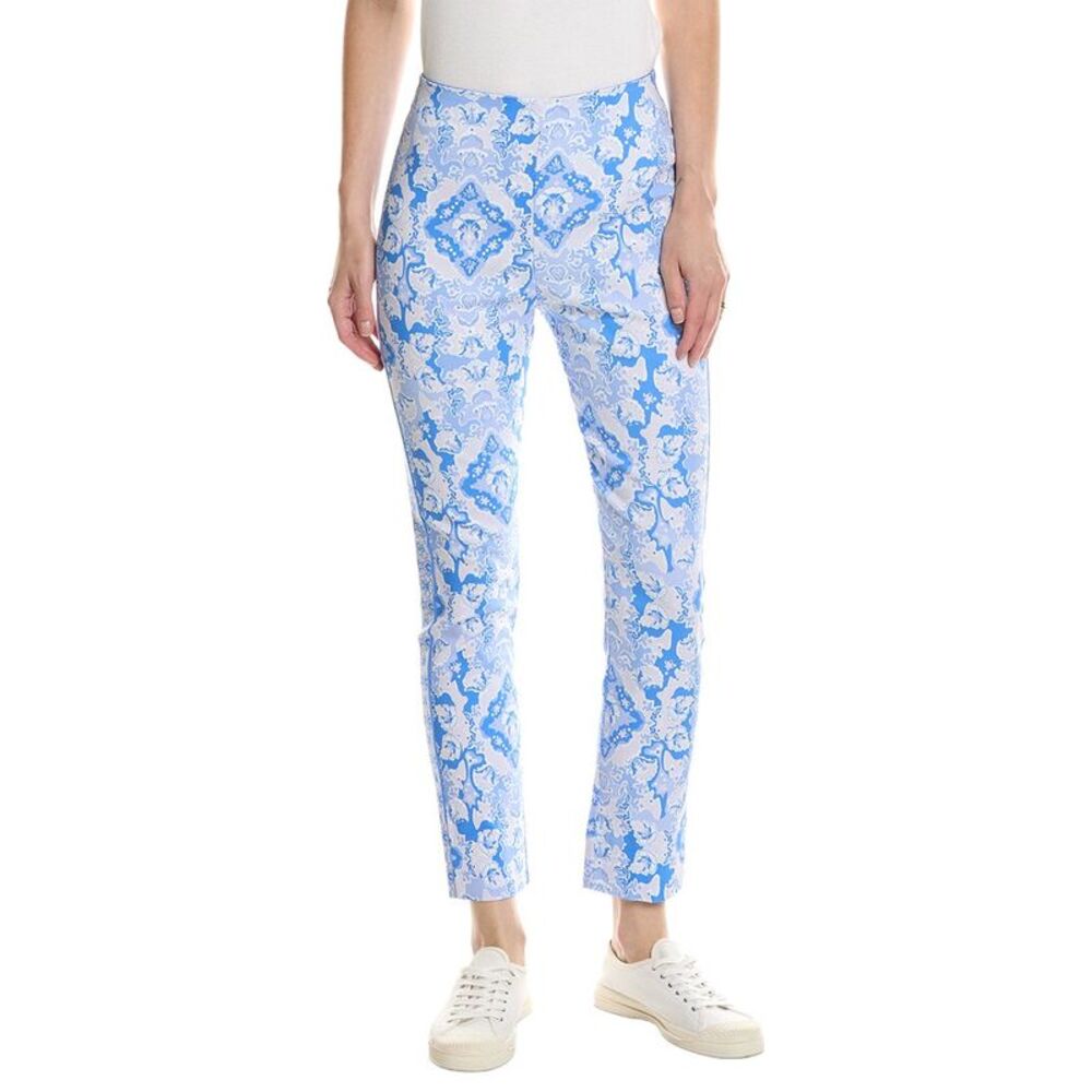 Gretchen Scott Womens Gripless Pull-On Pant, Blue